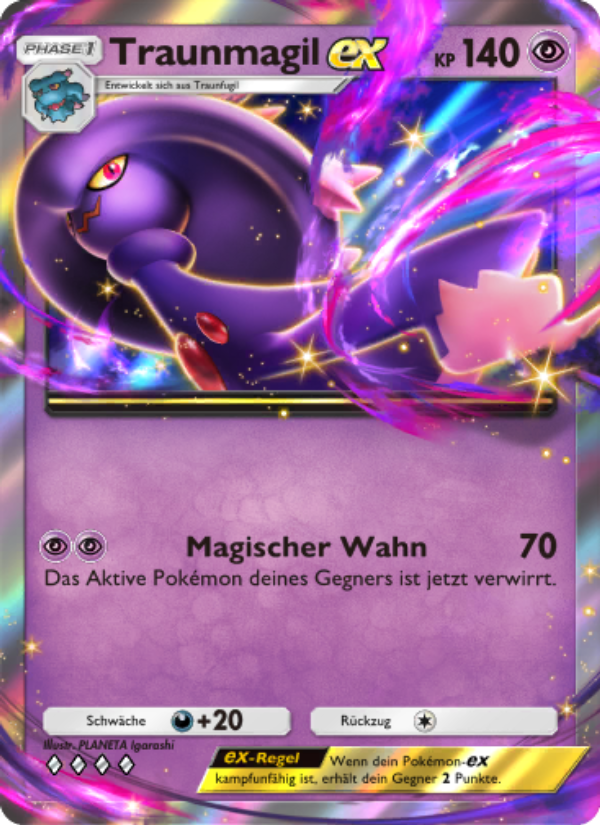 Traunmagil-ex 067 — Kollision von Raum und Zeit (German Pokémon TCG card)