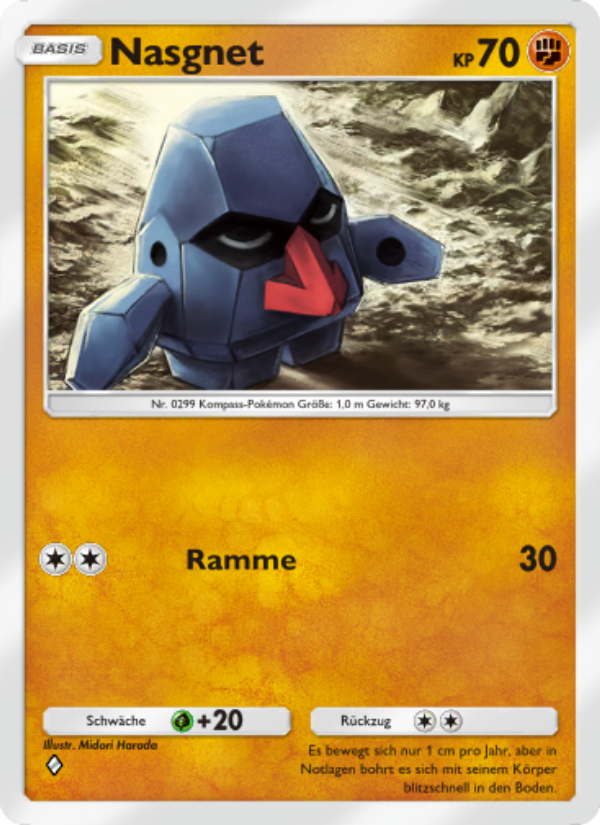 Nasgnet 086 — Kollision von Raum und Zeit (German Pokémon TCG card)