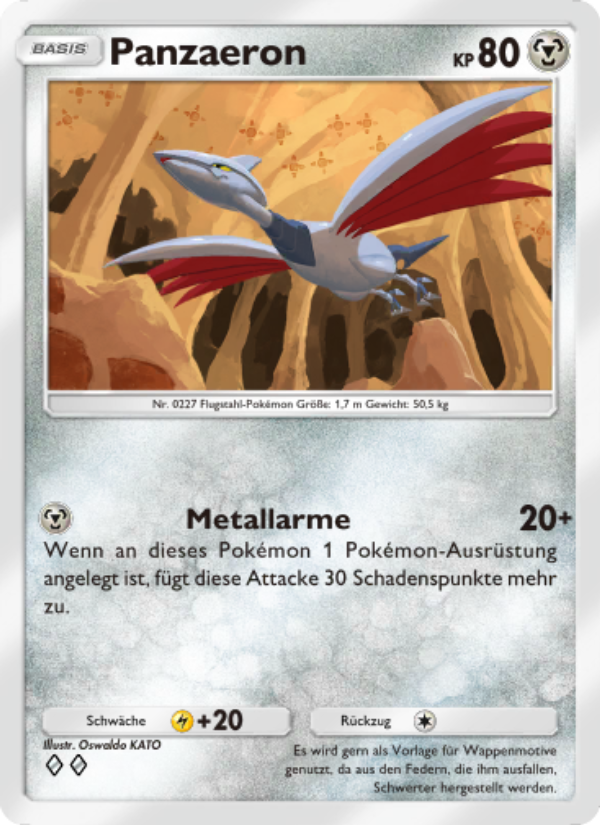 Panzaeron 111 — Kollision von Raum und Zeit (German Pokémon TCG card)