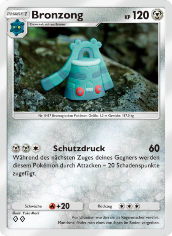 Bronzong 117 — Kollision von Raum und Zeit (German Pokémon TCG card)