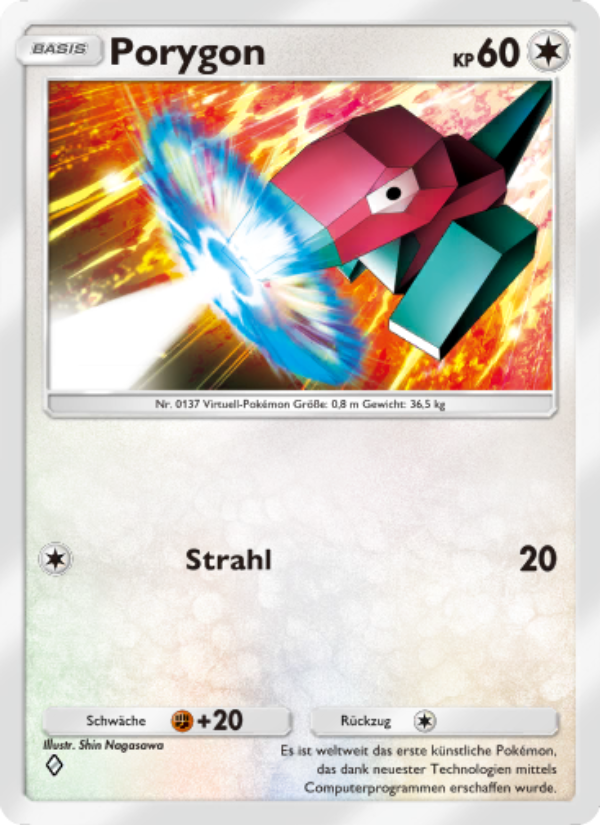 Porygon 127 — Kollision von Raum und Zeit (German Pokémon TCG card)