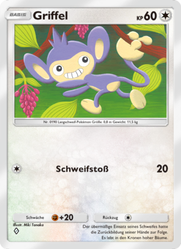 Griffel 130 — Kollision von Raum und Zeit (German Pokémon TCG card)