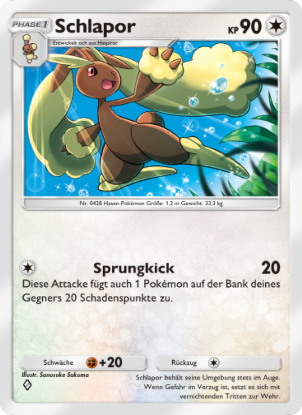Schlapor 138 — Kollision von Raum und Zeit (German Pokémon TCG card)