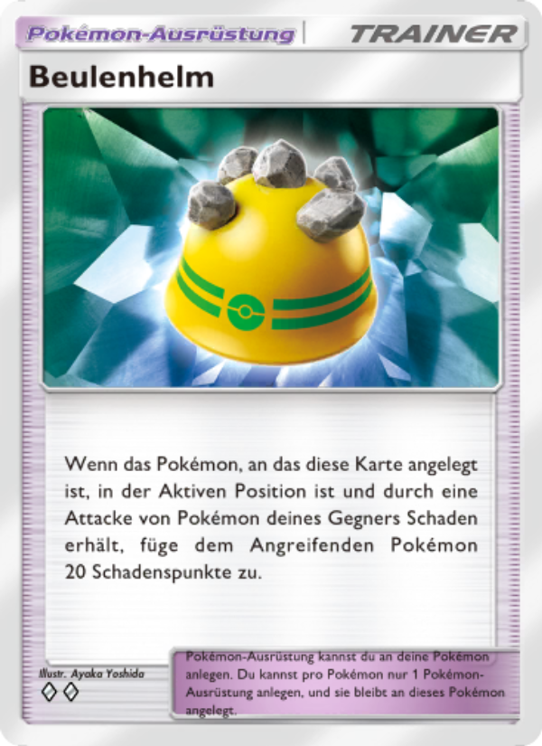 Beulenhelm 148 — Kollision von Raum und Zeit (German Pokémon TCG card)