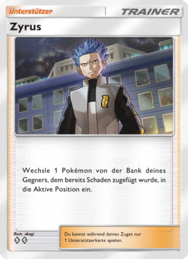 Zyrus 150 — Kollision von Raum und Zeit (German Pokémon TCG card)