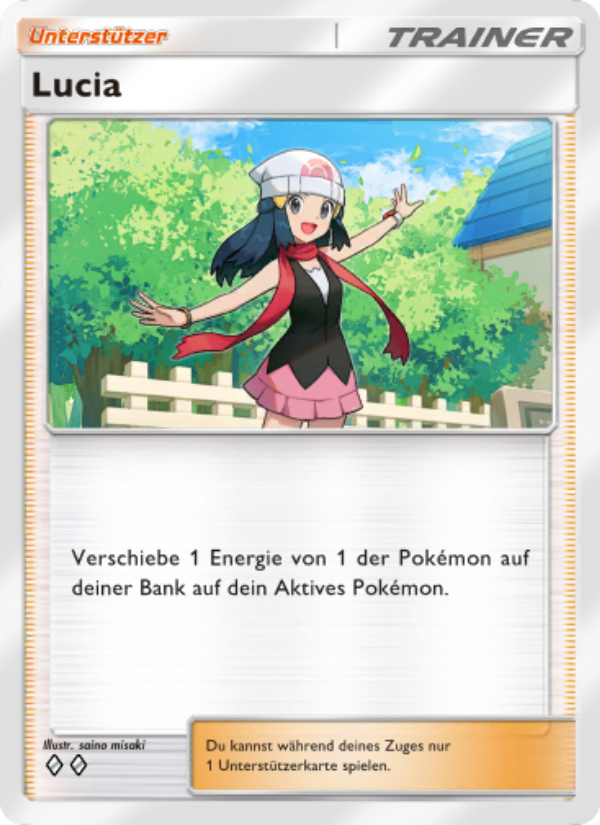 Lucia 154 — Kollision von Raum und Zeit (German Pokémon TCG card)