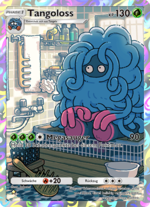 Tangoloss 156 — Kollision von Raum und Zeit (German Pokémon TCG card)