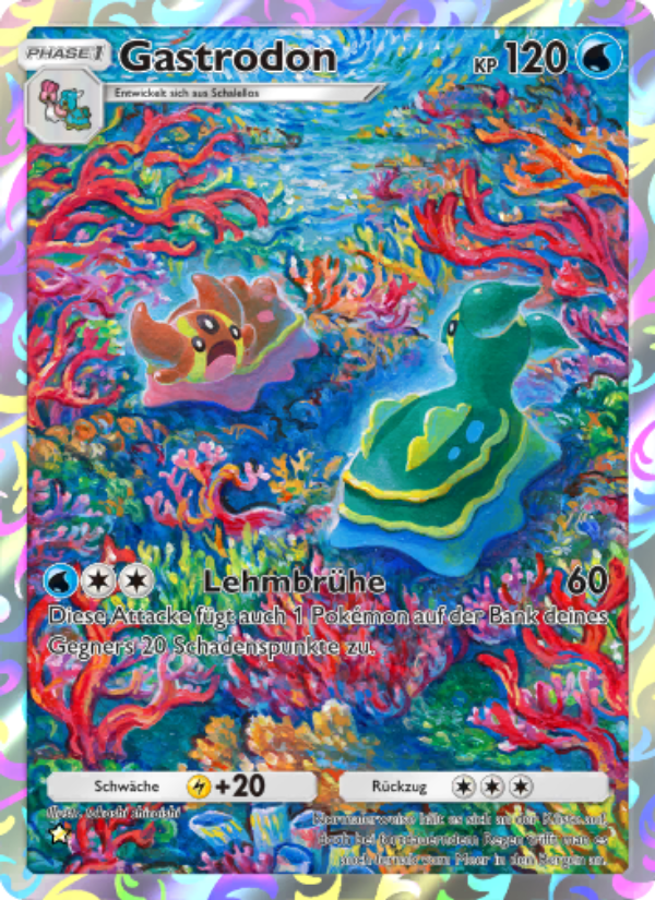 Gastrodon 161 — Kollision von Raum und Zeit (German Pokémon TCG card)