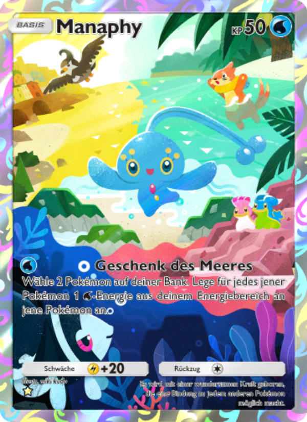 Manaphy 162 — Kollision von Raum und Zeit (German Pokémon TCG card)