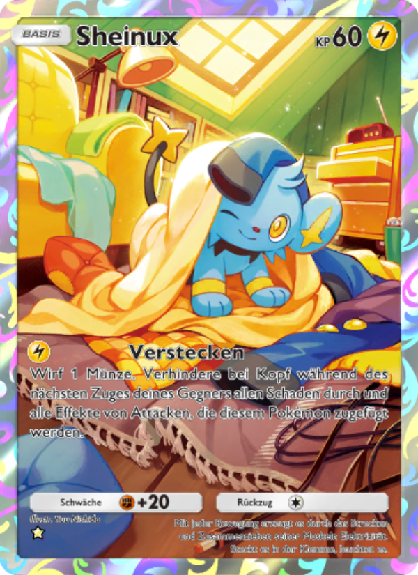 Sheinux 163 — Kollision von Raum und Zeit (German Pokémon TCG card)