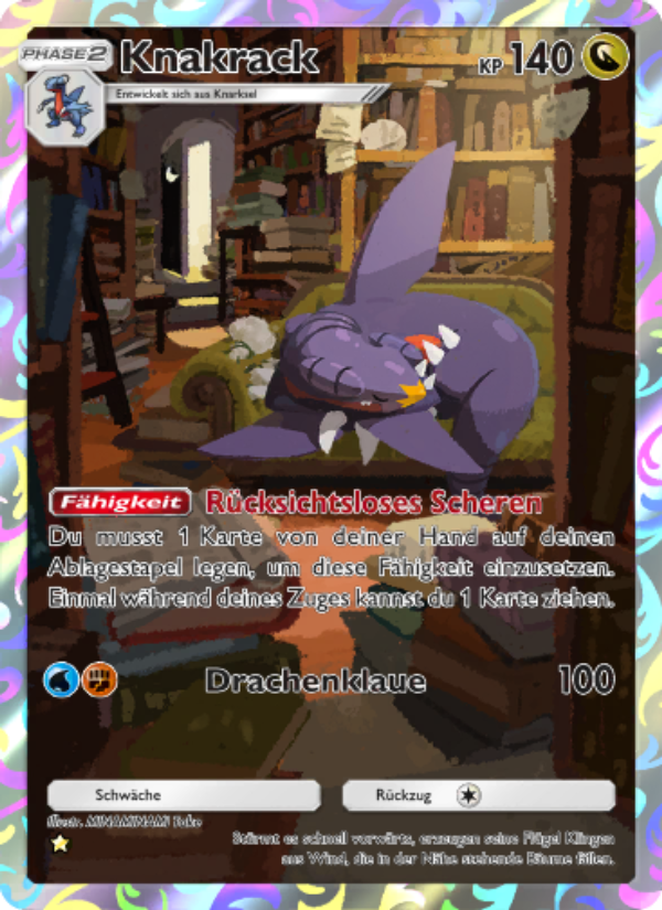 Knakrack 175 — Kollision von Raum und Zeit (German Pokémon TCG card)