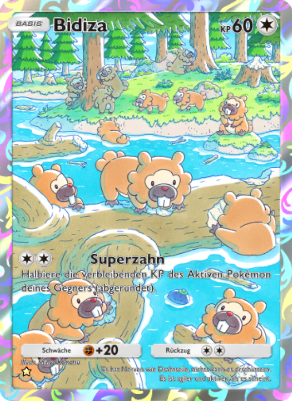 Bidiza 177 — Kollision von Raum und Zeit (German Pokémon TCG card)