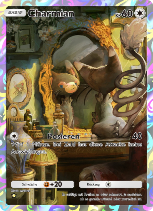 Charmian 178 — Kollision von Raum und Zeit (German Pokémon TCG card)