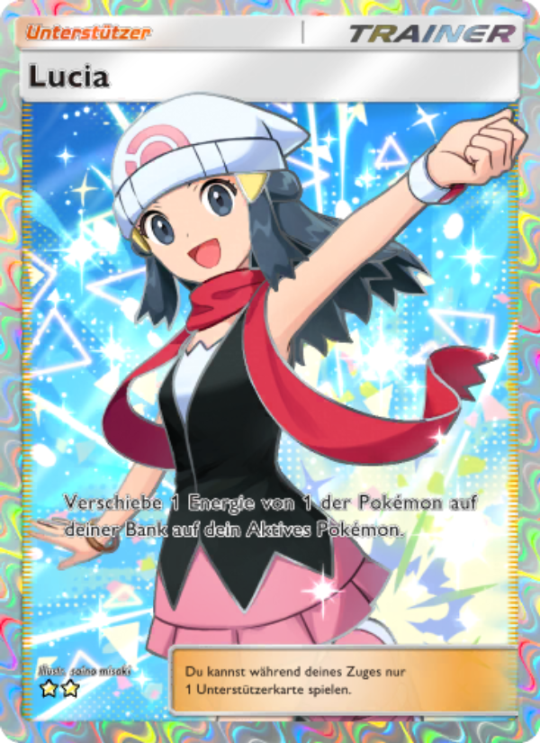 Lucia 194 — Kollision von Raum und Zeit (German Pokémon TCG card)
