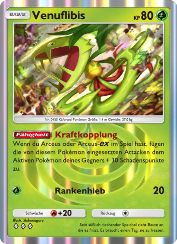 Venuflibis 009 — Licht des Triumphs (German Pokémon TCG card)