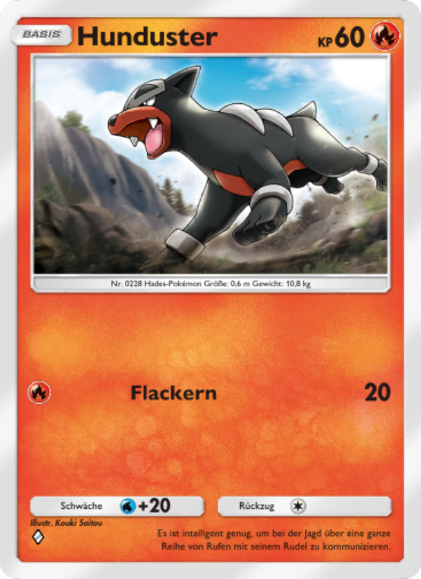 Hunduster 011 — Licht des Triumphs (German Pokémon TCG card)
