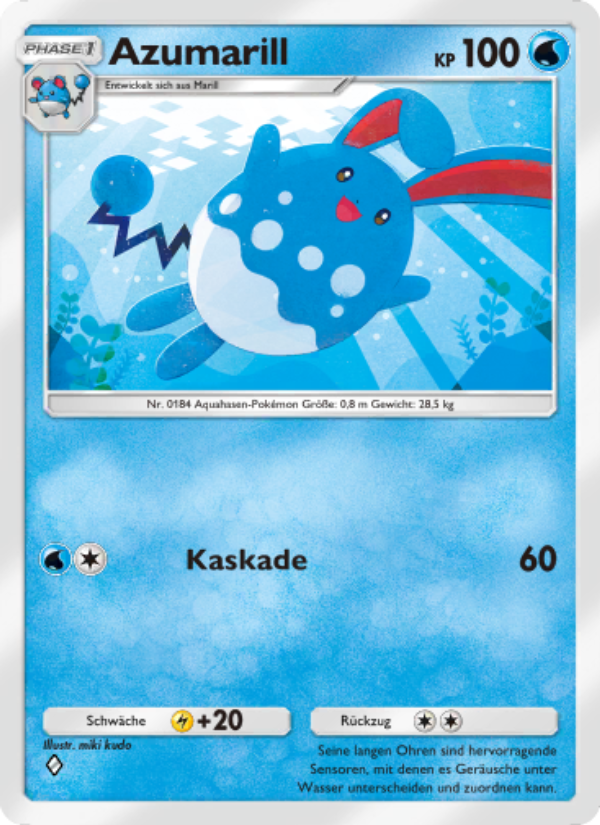 Azumarill 015 — Licht des Triumphs (German Pokémon TCG card)