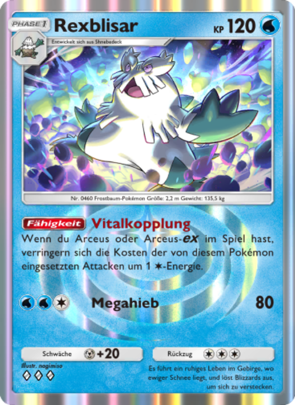 Rexblisar 021 — Licht des Triumphs (German Pokémon TCG card)