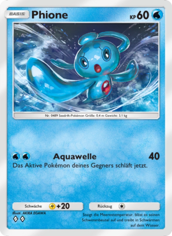 Phione 024 — Licht des Triumphs (German Pokémon TCG card)