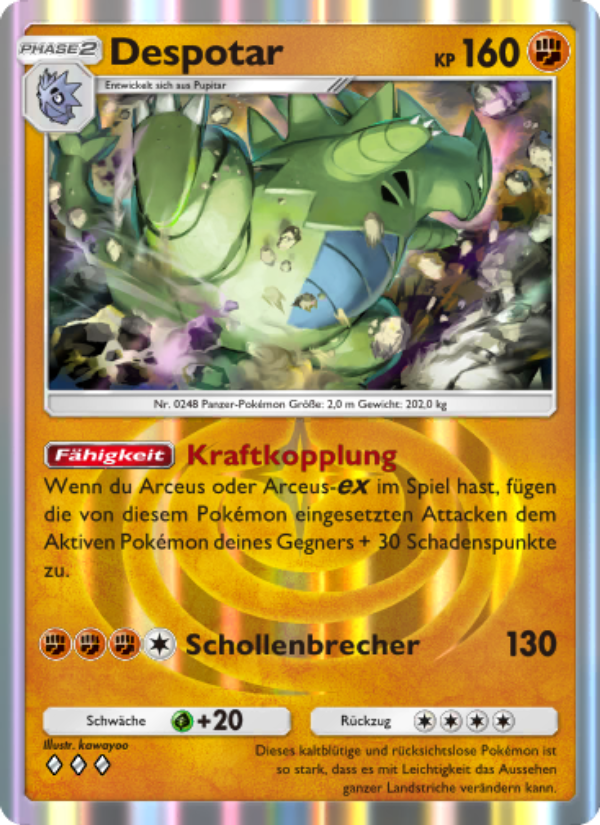 Despotar 041 — Licht des Triumphs (German Pokémon TCG card)