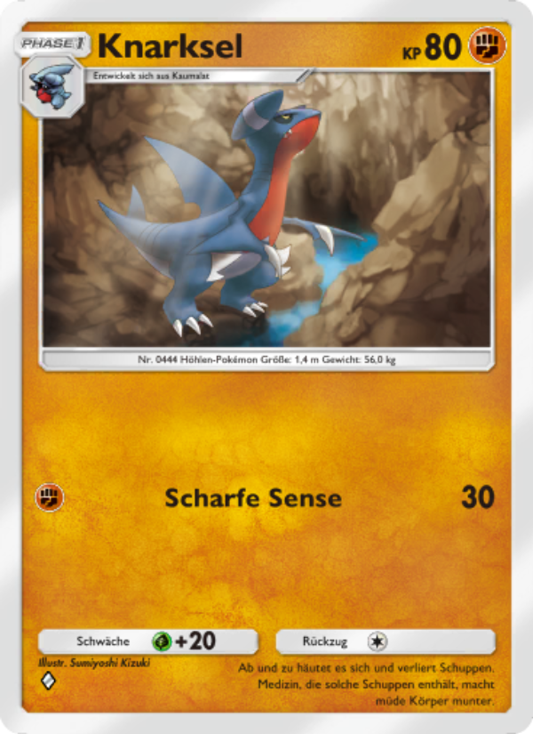 Knarksel 046 — Licht des Triumphs (German Pokémon TCG card)