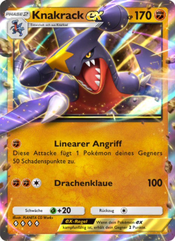 Knakrack-ex 047 — Licht des Triumphs (German Pokémon TCG card)
