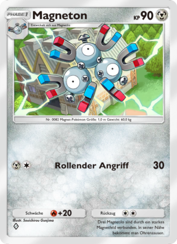 Magneton 054 — Licht des Triumphs (German Pokémon TCG card)