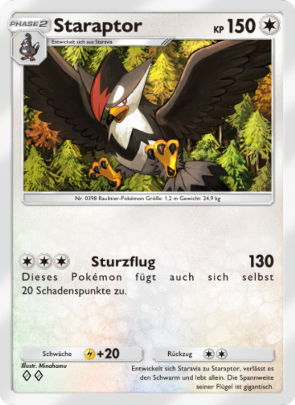 Staraptor 068 — Licht des Triumphs (German Pokémon TCG card)