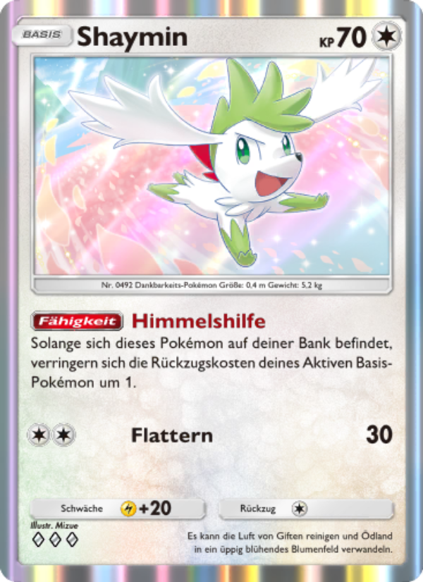 Shaymin 069 — Licht des Triumphs (German Pokémon TCG card)