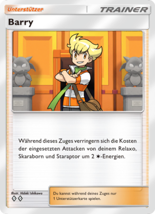 Barry 074 — Licht des Triumphs (German Pokémon TCG card)