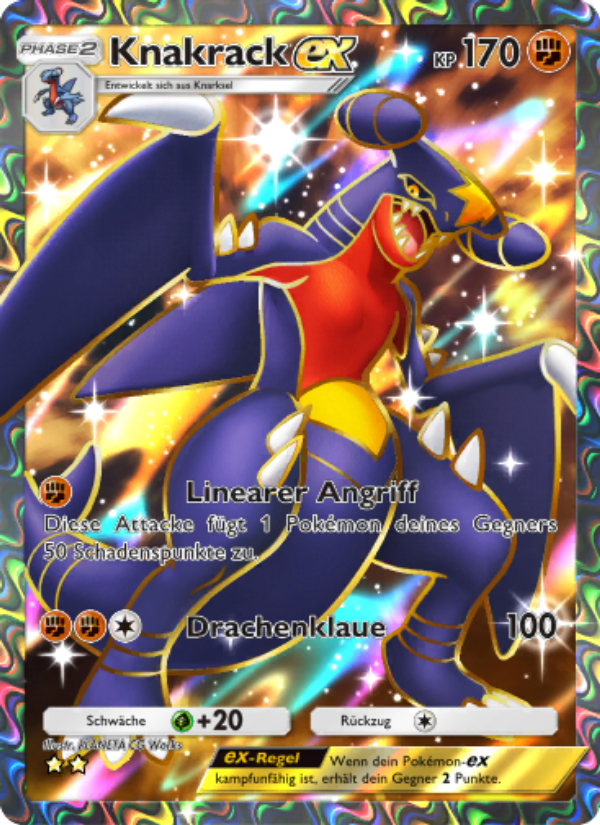 Knakrack-ex 084 — Licht des Triumphs (German Pokémon TCG card)