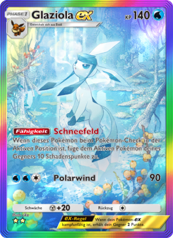 Glaziola-ex 092 — Licht des Triumphs (German Pokémon TCG card)