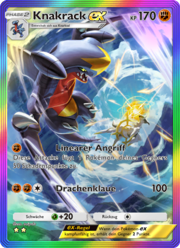 Knakrack-ex 093 — Licht des Triumphs (German Pokémon TCG card)