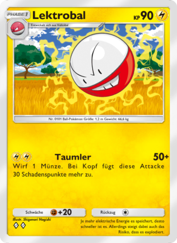 Lektrobal 024 — Glänzendes Festival (German Pokémon TCG card)