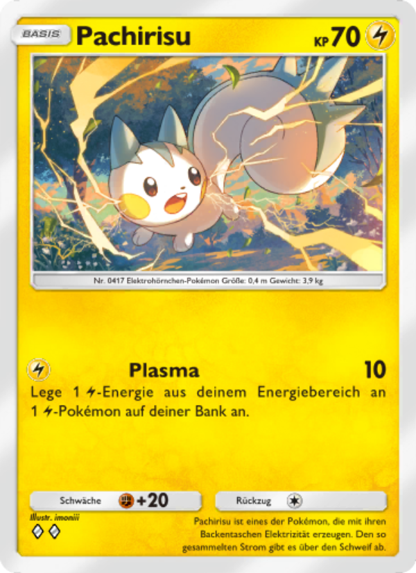 Pachirisu 025 — Glänzendes Festival (German Pokémon TCG card)