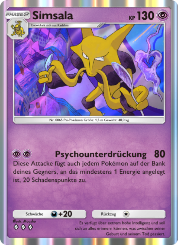 Simsala 031 — Glänzendes Festival (German Pokémon TCG card)