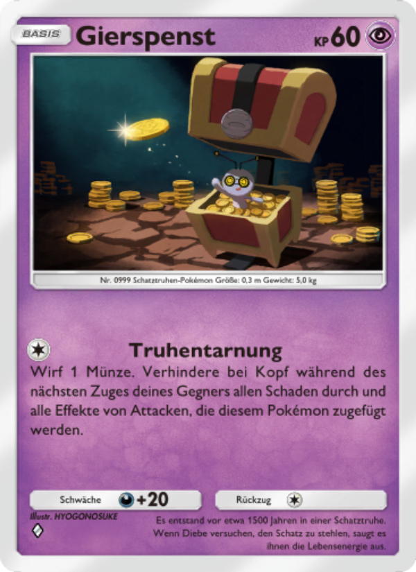 Gierspenst 036 — Glänzendes Festival (German Pokémon TCG card)