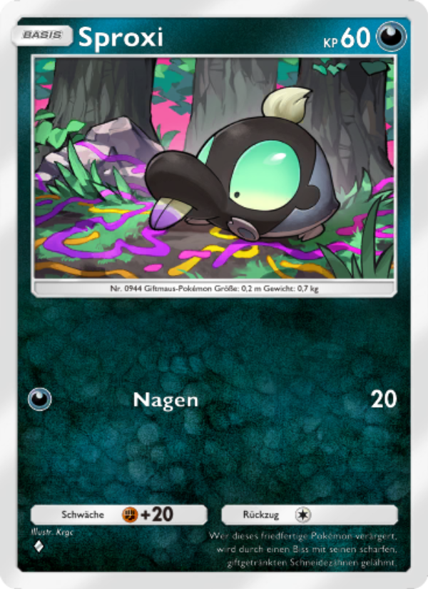 Sproxi 050 — Glänzendes Festival (German Pokémon TCG card)