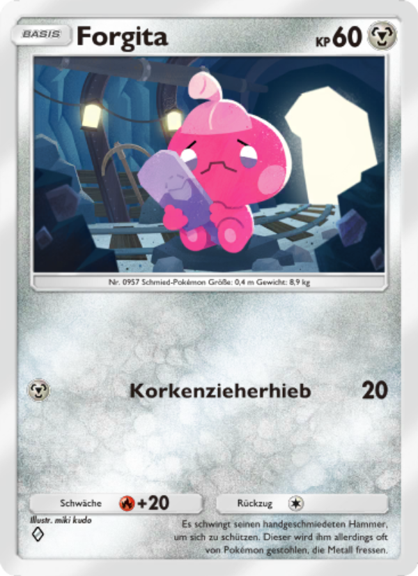 Forgita 052 — Glänzendes Festival (German Pokémon TCG card)