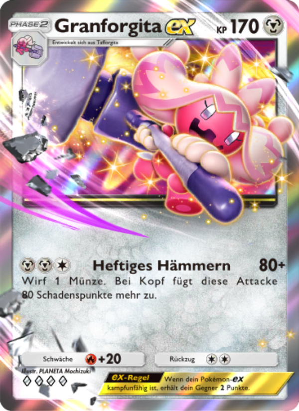 Granforgita-ex 054 — Glänzendes Festival (German Pokémon TCG card)
