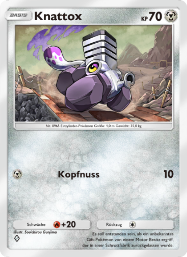 Knattox 055 — Glänzendes Festival (German Pokémon TCG card)