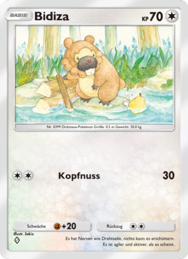 Bidiza 064 — Glänzendes Festival (German Pokémon TCG card)