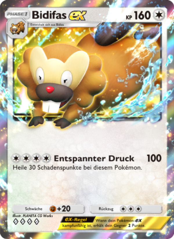 Bidifas-ex 065 — Glänzendes Festival (German Pokémon TCG card)