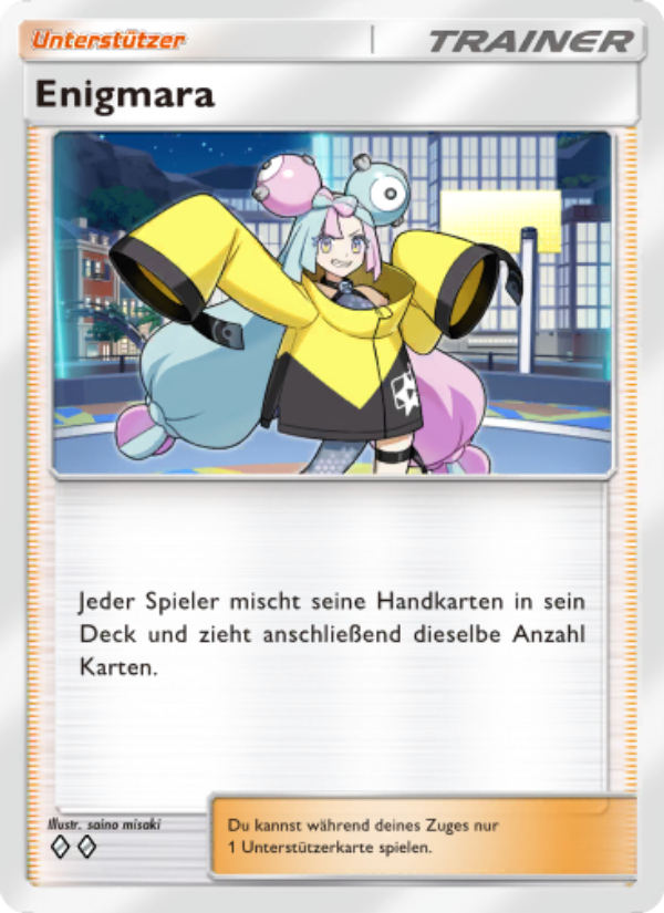 Enigmara 069 — Glänzendes Festival (German Pokémon TCG card)