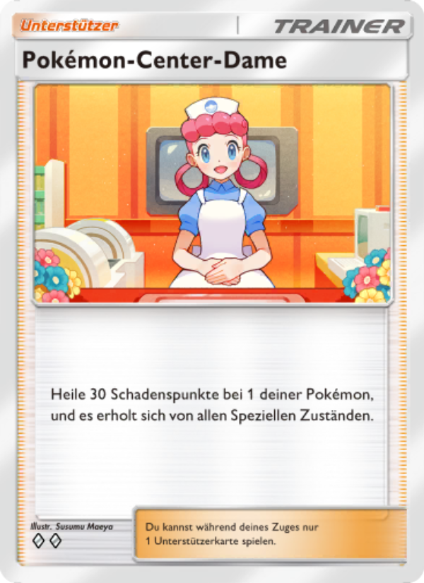 Pokémon-Center-Dame 070 — Glänzendes Festival (German Pokémon TCG card)