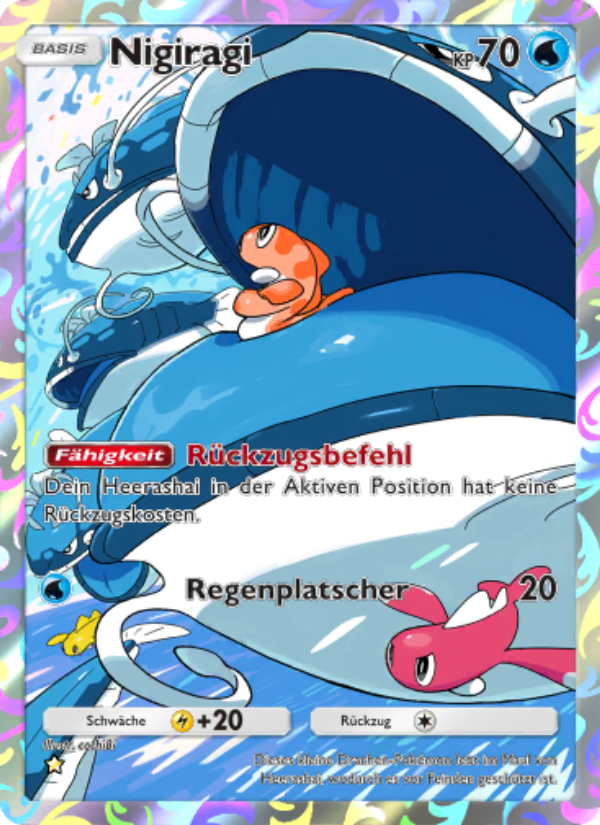 Nigiragi 075 — Glänzendes Festival (German Pokémon TCG card)