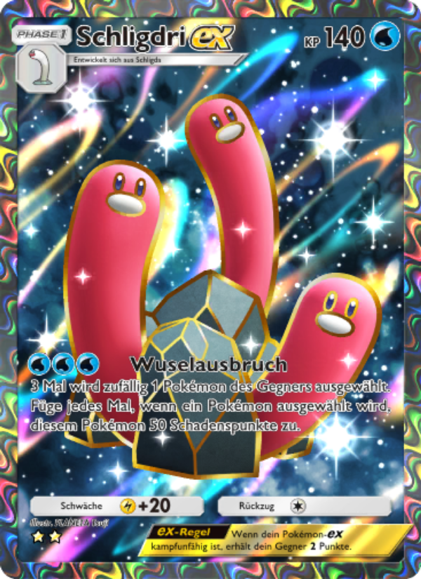 Schligdri-ex 081 — Glänzendes Festival (German Pokémon TCG card)