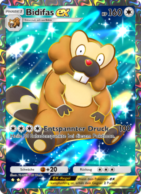 Bidifas-ex 087 — Glänzendes Festival (German Pokémon TCG card)