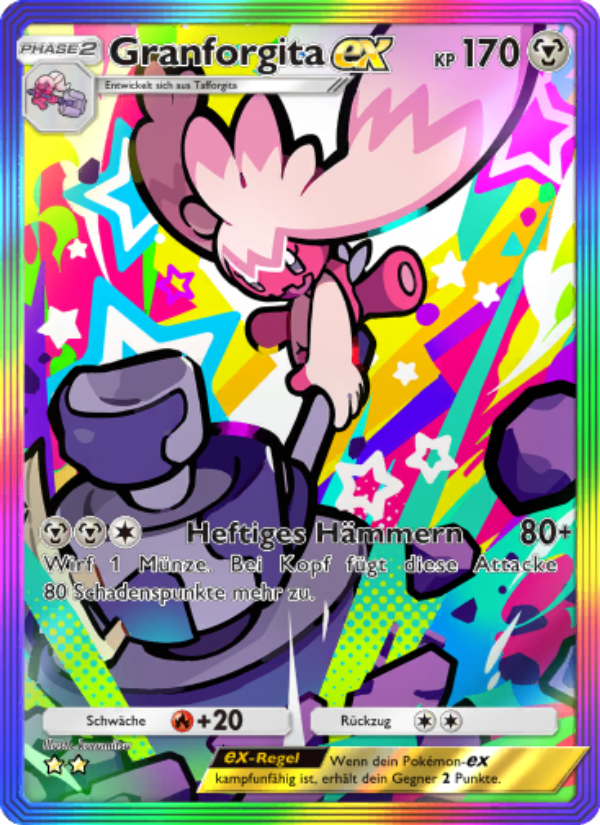 Granforgita-ex 094 — Glänzendes Festival (German Pokémon TCG card)