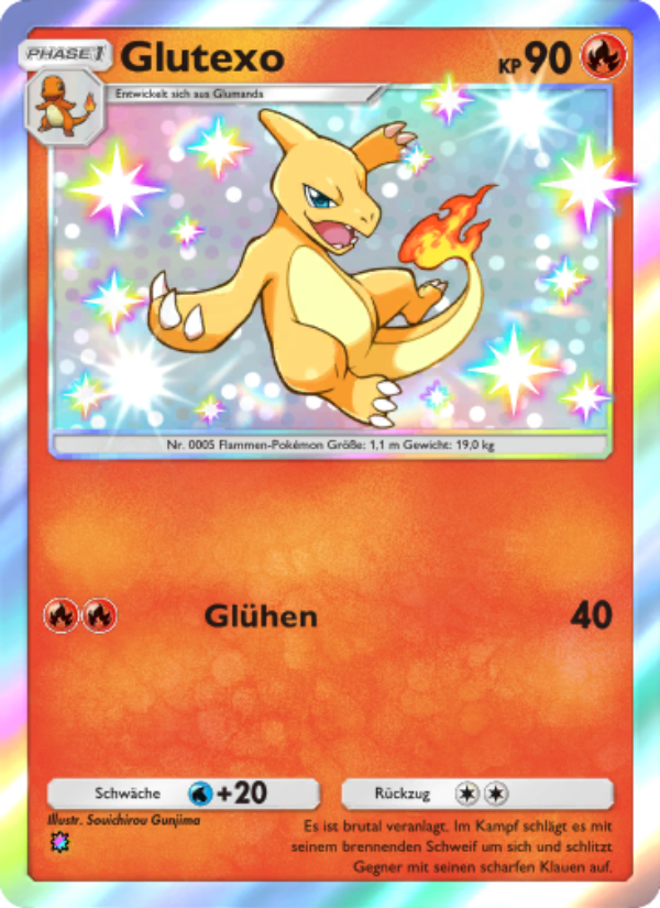 Glutexo 100 — Glänzendes Festival (German Pokémon TCG card)